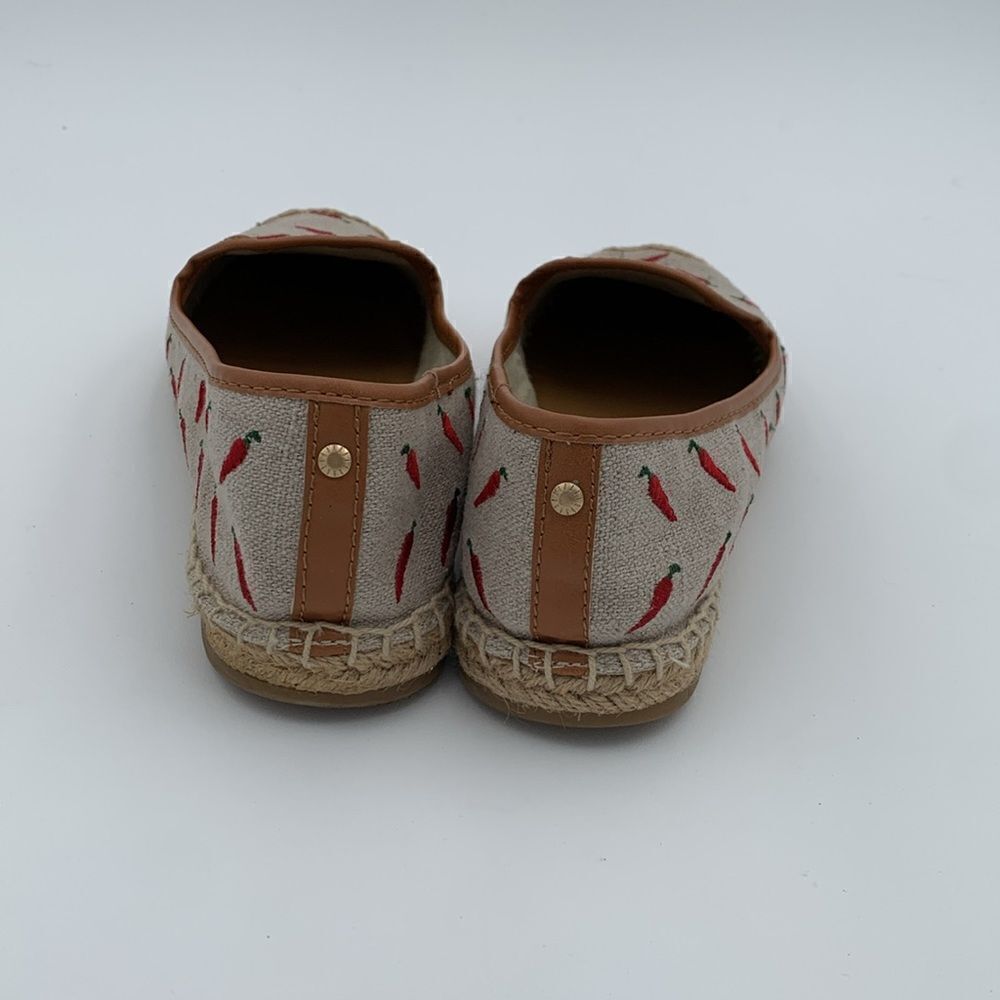 GH Bass Co chili pepper embroidered slip on espadrilles flats size 8.5 - Picture 9 of 11